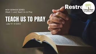 Lord, Teach us to Pray sermon cover