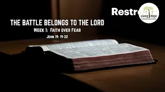 The Battle Belongs to the Lord sermon cover